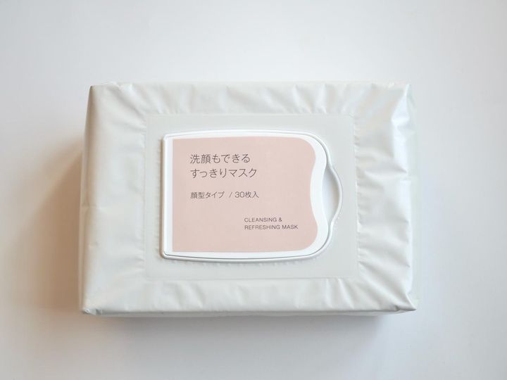 画像: 【無印良品】「洗顔もできるすっきりマスク」30枚入 ¥1,290（税込）