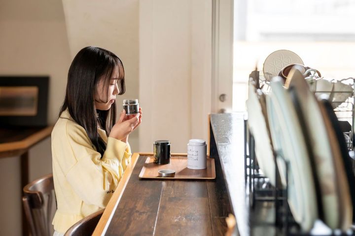 紅茶おためしの様子