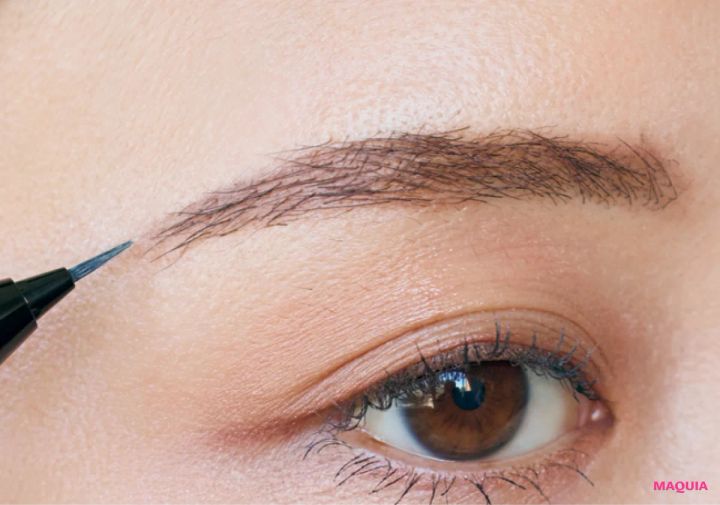 森香澄 仕事後の会食メイクのメイク直し方法 眉毛 アイブロウ