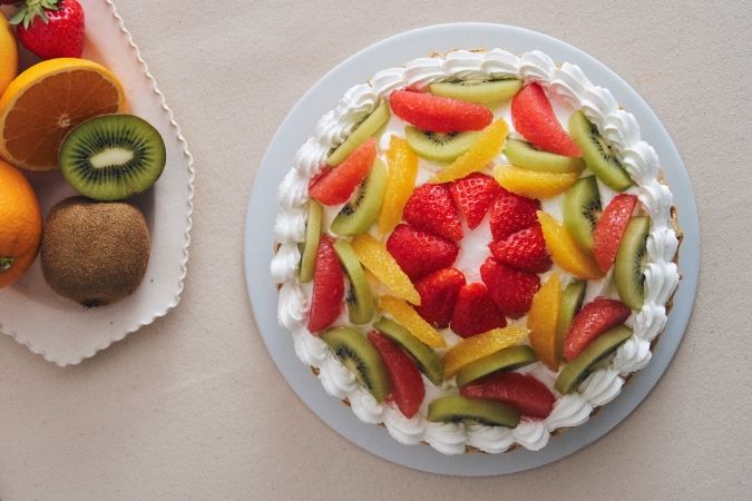 カフェ＆ブックス ビブリオテーク ごろっと果実のフルーツケーキパイ