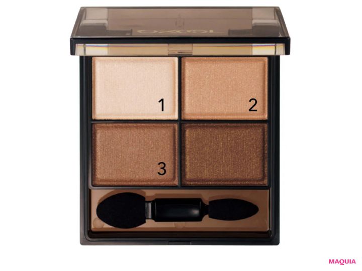 ヘア＆メイク 岡田知子さんが元宝塚歌劇団 舞空瞳さんをメイク サナ エクセル スキニーリッチシャドウ N SK01