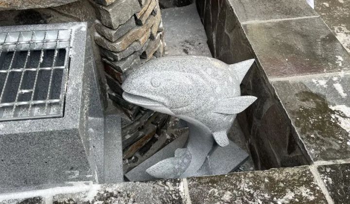 大石水源の名水を来場者が自由に飲める水飲み場の利用