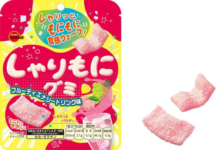 ブルボン しゃりもにグミフルーティエナジードリンク味