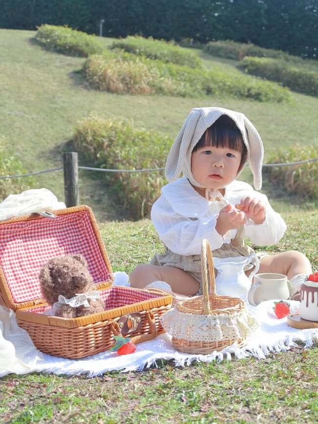 春の花と赤ちゃん・子ども_4