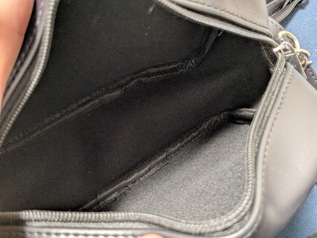 Whim Gazette スクエアバッグ 内側