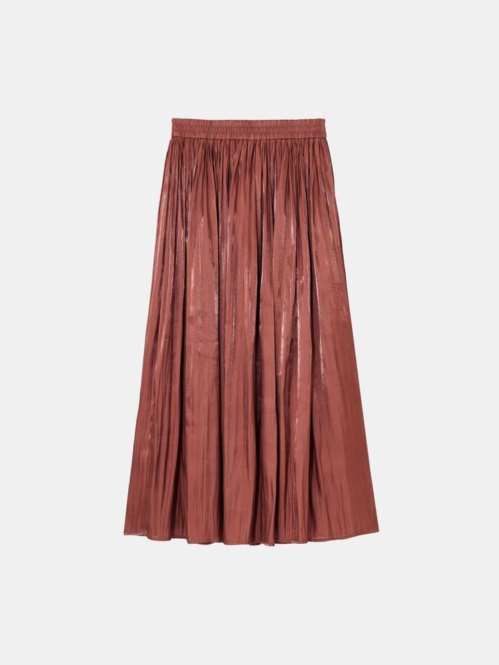 2026plst春シャイニーギャザースカート