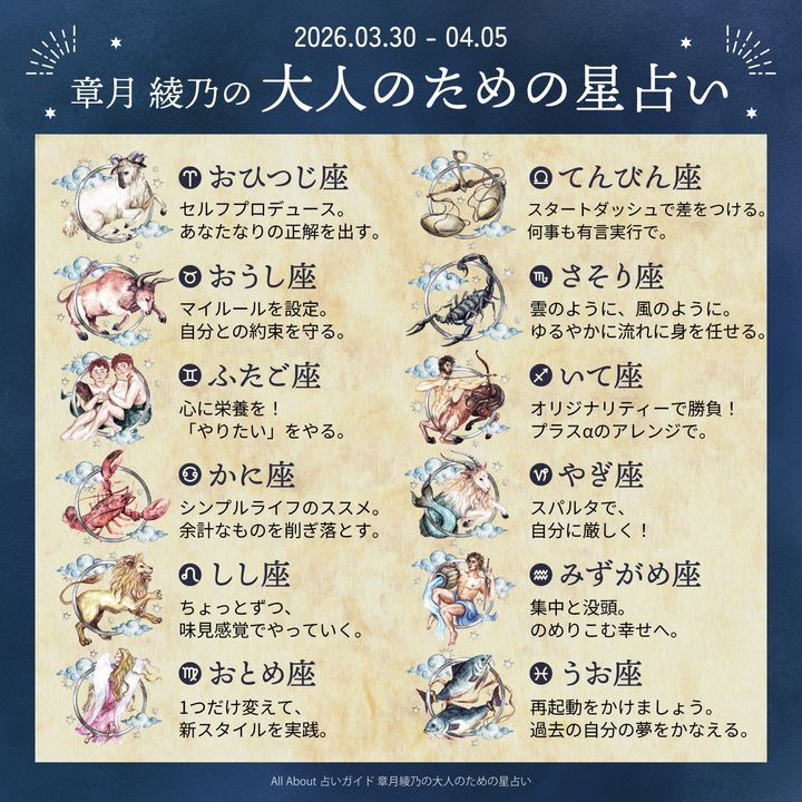 章月綾乃からあなたへ送る今週のメッセージ