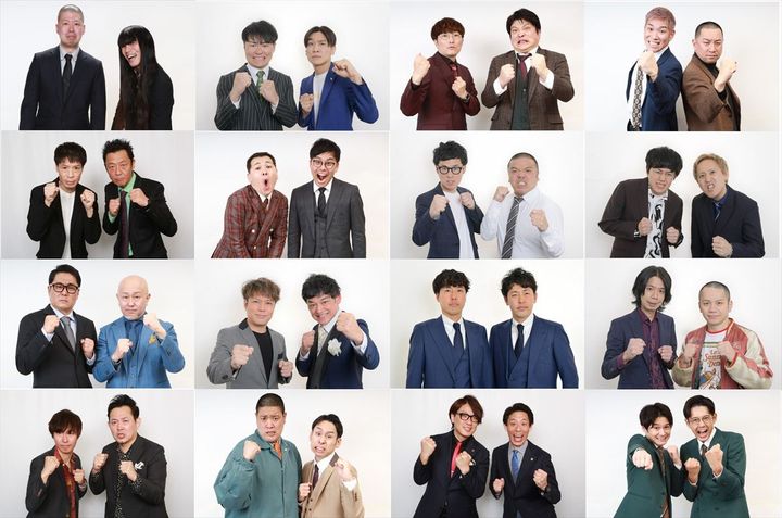 『THE SECOND～漫才トーナメント～2026』「ノックアウトステージ16→8」進出者 （C）フジテレビ width=