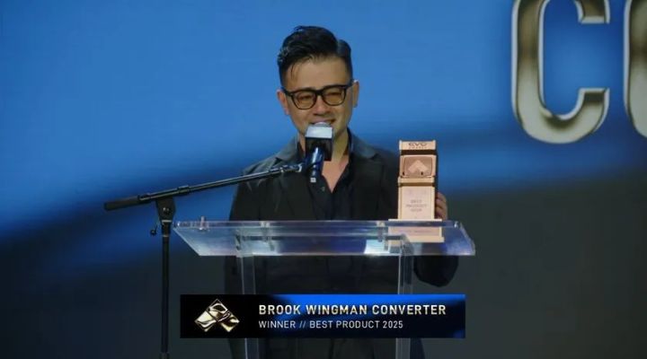 Brook WingmanコンバーターがEVO 2025年間最優秀プロダクト賞を受賞したビジュアル