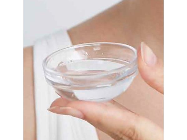 キャップ1杯ぐらいのぬるま湯