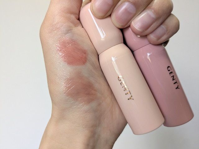 GENTYモチュルンリップティント 新色スウォッチ