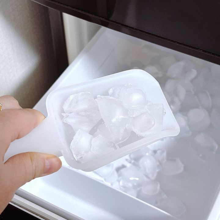 お米に氷を加える