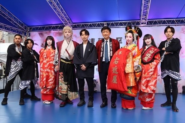 「浅草六区 SAKURA STREET -桜艶通り-」プレスツアーのフォトセッション