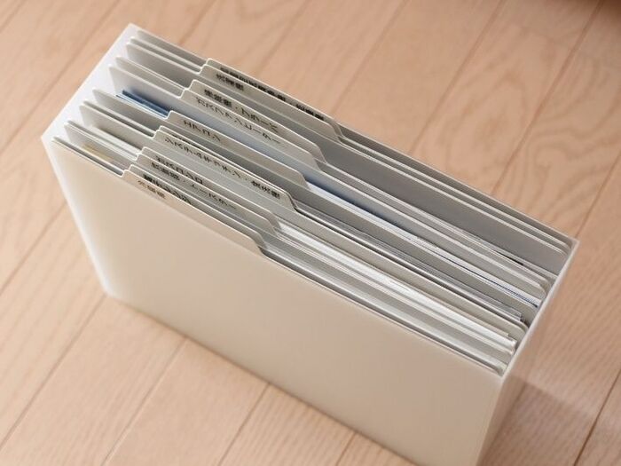 個別フォルダをファイルボックスに入れる