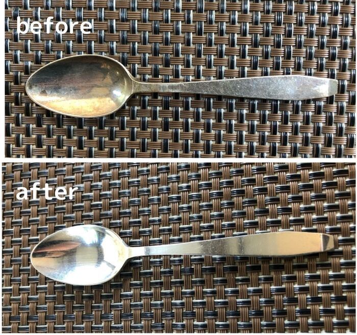 『くすんだスプーン』がピカピカに大復活♡歯磨き粉vs口紅！？シルバーの黒ずみ落とし選手権の結果は…