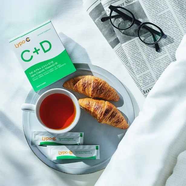 「Lypo-C Vitamin C+D」(11包入3445円、30包入8964円)