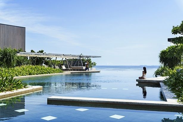 「星のや沖縄」のインフィニティプール