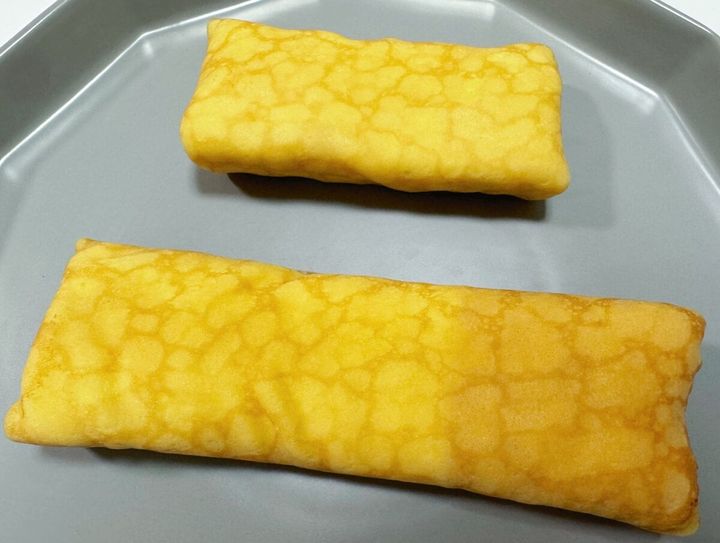 通常のクレープよりもボリューミーに