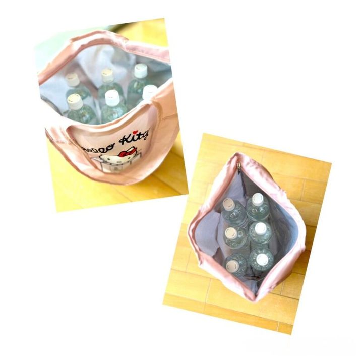 今回の付録は、キティちゃんがかわいいマルシェバッグ！