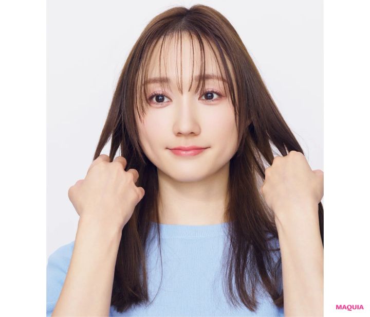 「リファカールアイロン プロ」使った多幸感×今どきニュアンス巻き ヘアオイルでカールのキープ力を高める