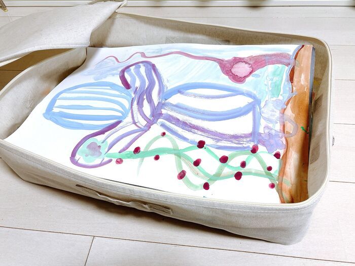 増え続ける子どもの作品、どう整理する？→【無印良品】でナイスなアイテムを大発見♪〈収納ワザ〉