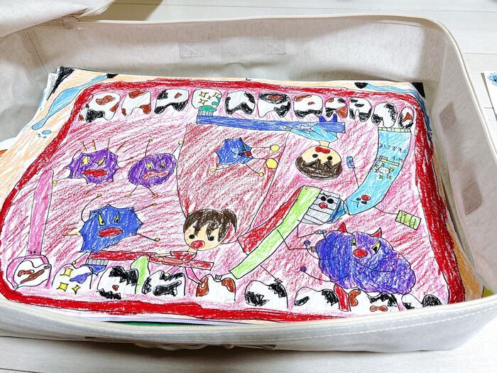 増え続ける子どもの作品、どう整理する？→【無印良品】でナイスなアイテムを大発見♪〈収納ワザ〉