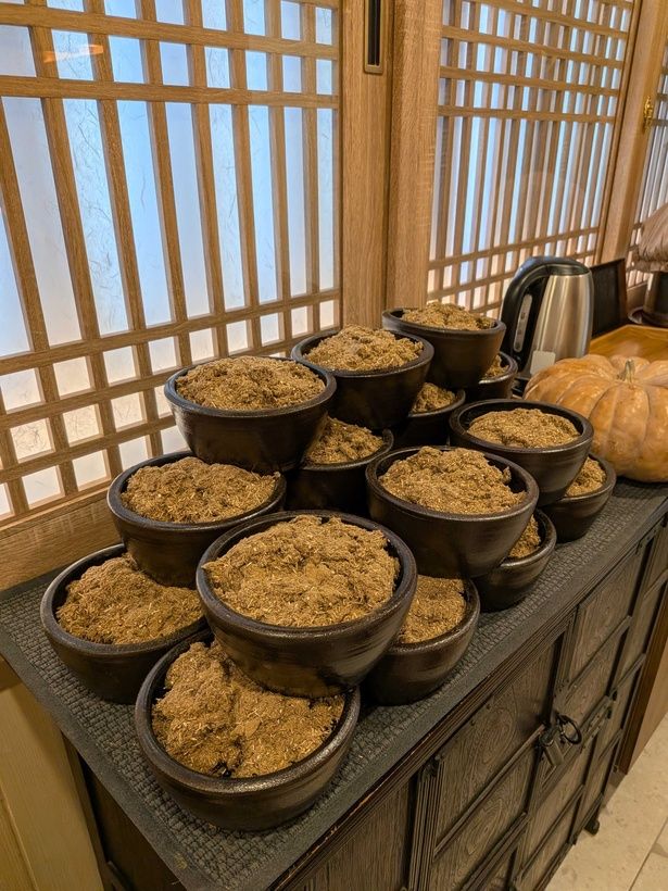 10年熟成されたヨモギ。こだわりが凝縮しています。