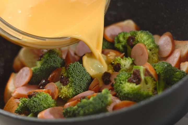 簡単フライパンキッシュの作り方1