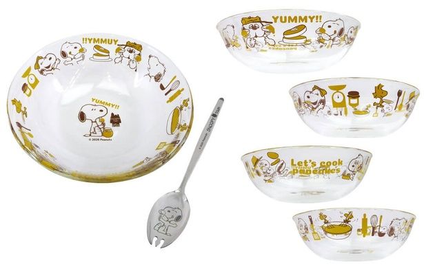 「ガラスボウル＆先割れスプーン」(2640円)