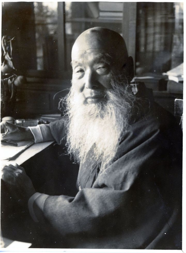 晩年の本多静六。ほとんどすべての蓄財を寄附に回した