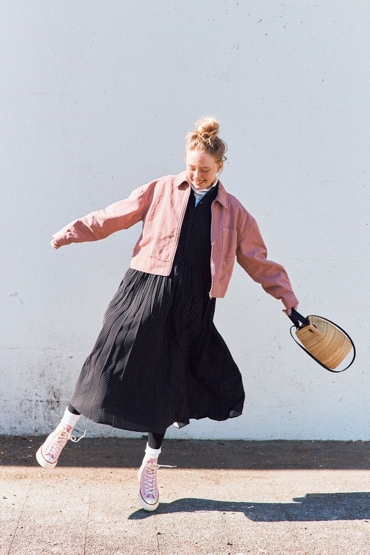 春爛漫！ ピンクのデニムジャケットを着てお出かけしよう【本日のFUDGE GIRL-3月31日】