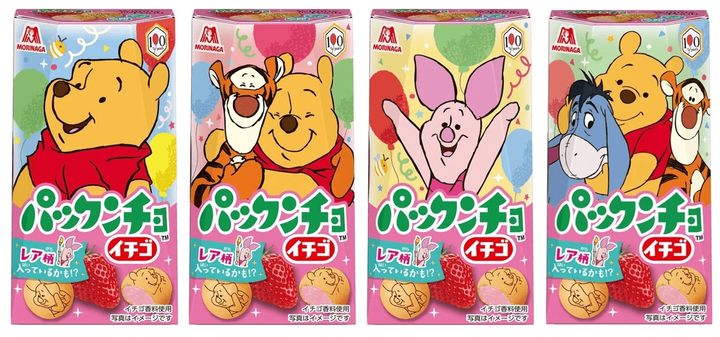 パックンチョ＜イチゴ＞全4種