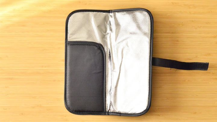 100均【セリア】ヘアアイロン耐熱ポーチが超便利！熱いまま収納できるかを検証
