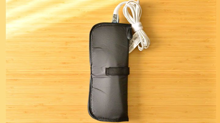 100均【セリア】ヘアアイロン耐熱ポーチが超便利！熱いまま収納できるかを検証