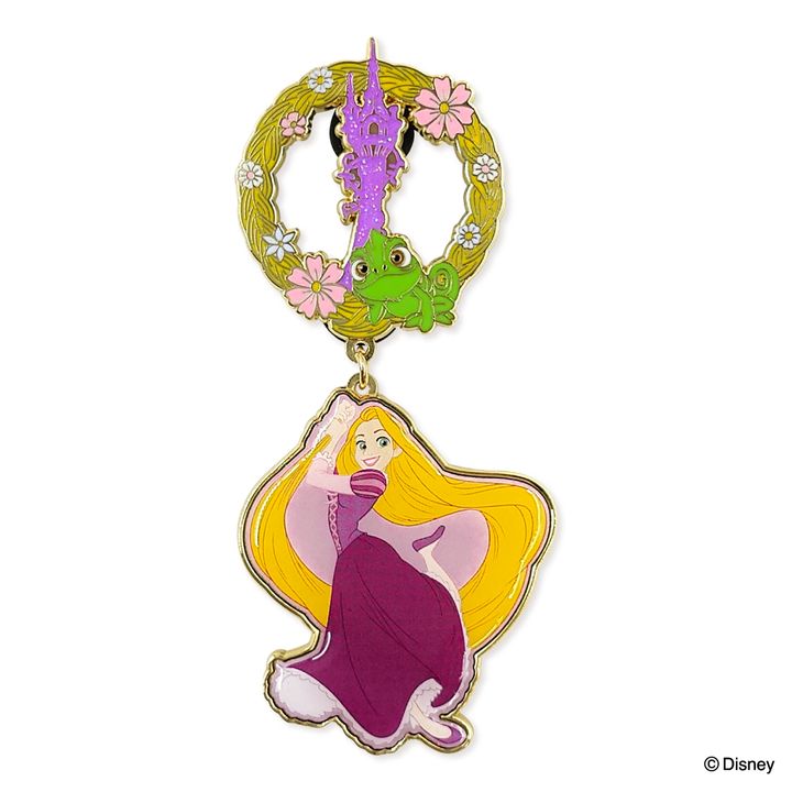 コレクションピンバッジ ラプンツェル＆パスカル