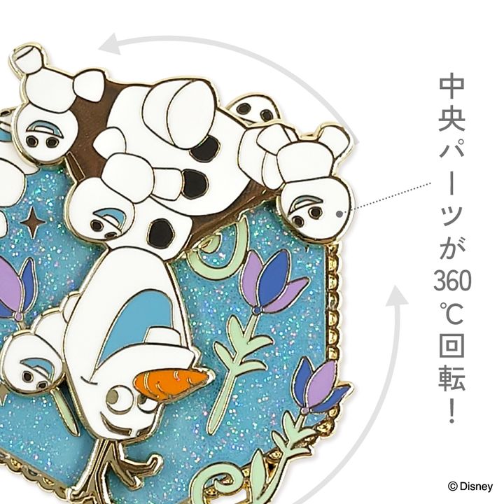 コレクションピンバッジ オラフ＆スノーギース02