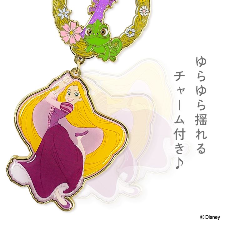 コレクションピンバッジ ラプンツェル＆パスカル02