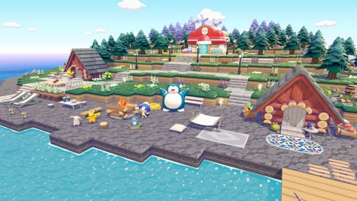『ぽこ あ ポケモン』ゲーム内「ポケモンルームセット」
