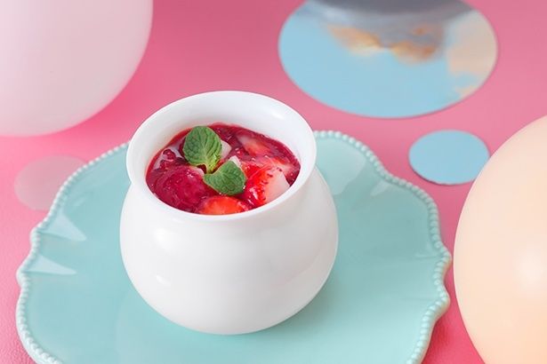 「苺のプリン」