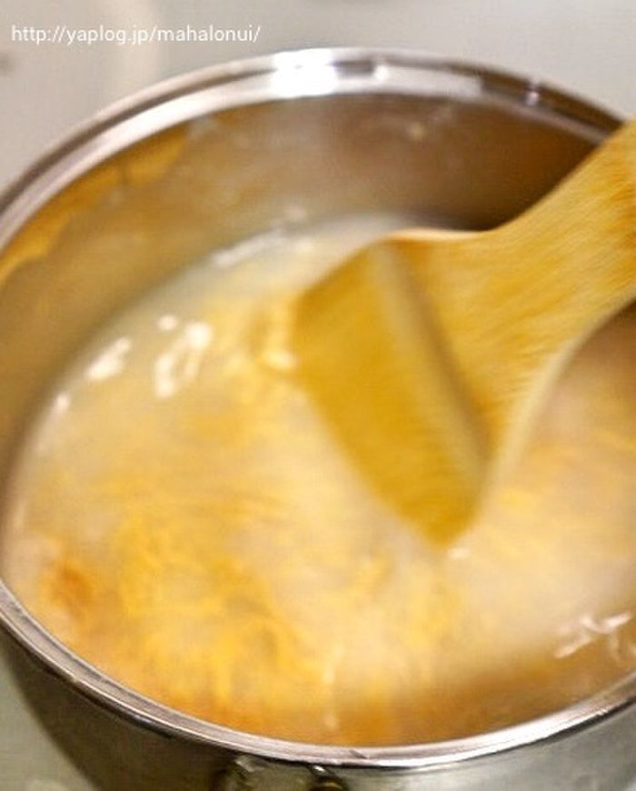 2.材料を混ぜる