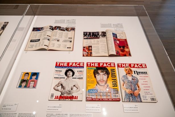 ブリットポップなど、当時の音楽シーンを伝える『THE FACE』の誌面