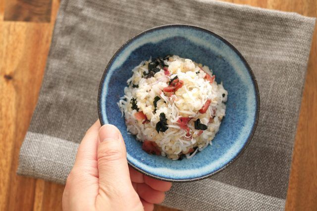 梅わかしらすごはん