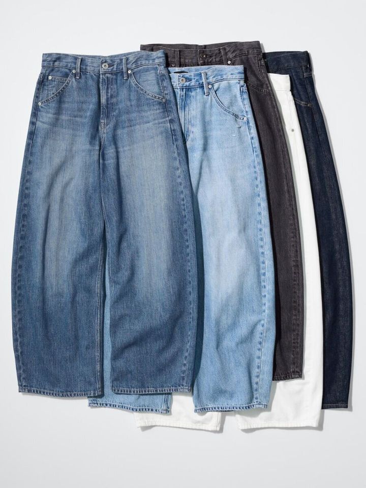 2026春ユニクロ大人女性おすすめバギーカーブジーンズ