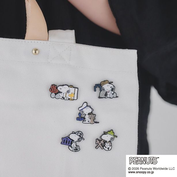  「ピンバッジ」はトートバッグに着けてもかわいい！