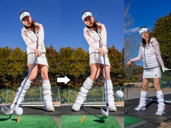 ダフリのミスをすぐに防ぐ！ベタ足でレベルブローにボールをとらえる