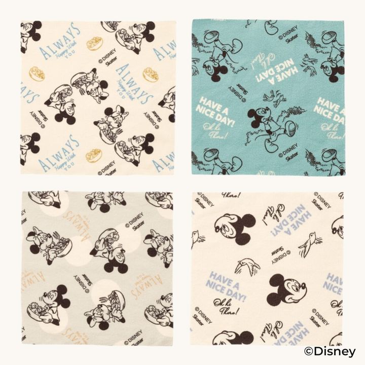 マイクロファイバーキッチンクロス ミッキーマウス