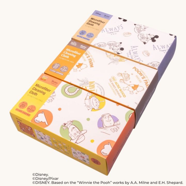 スケーター ディズニー・ピクサー「マイクロファイバーキッチンクロス」ミッキーマウス／トイ・ストーリー／くまのプーさん