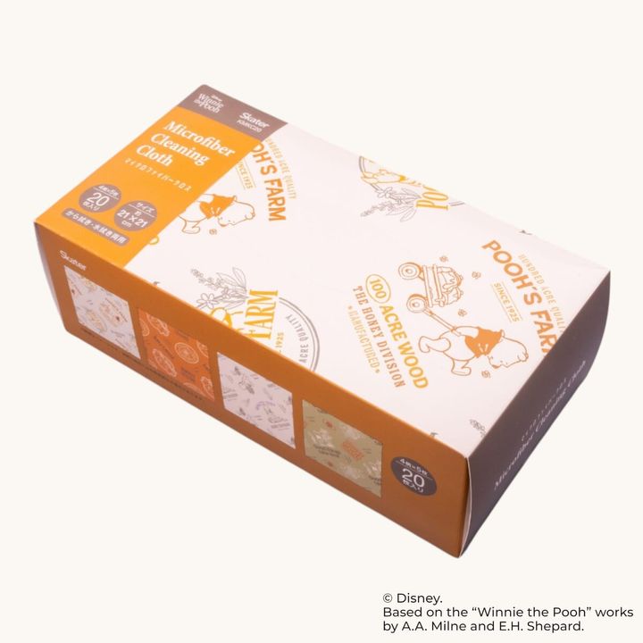 マイクロファイバーキッチンクロス くまのプーさん