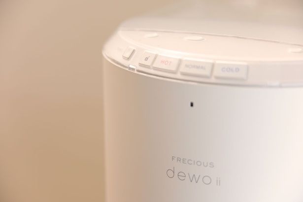 かゆいところに手が届く！「6段階」の温度設定と直感的な操作