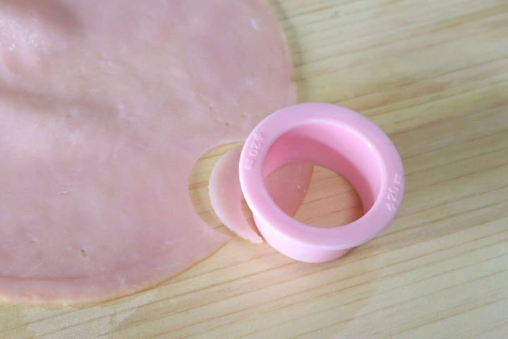 おかず抜型 丸型6サイズセット 使用例